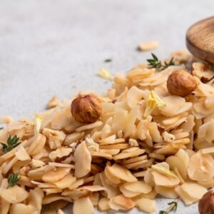 roasted tunicated hazelnut kernels